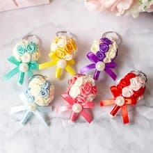 傳遞幸福(祝福快嫁)捧花鑰匙圈(附袋) 送姊妹 送伴娘 探房禮