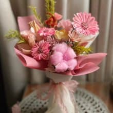 索拉擴香花束-粉色系非洲菊花束/情人節花束/生日禮物