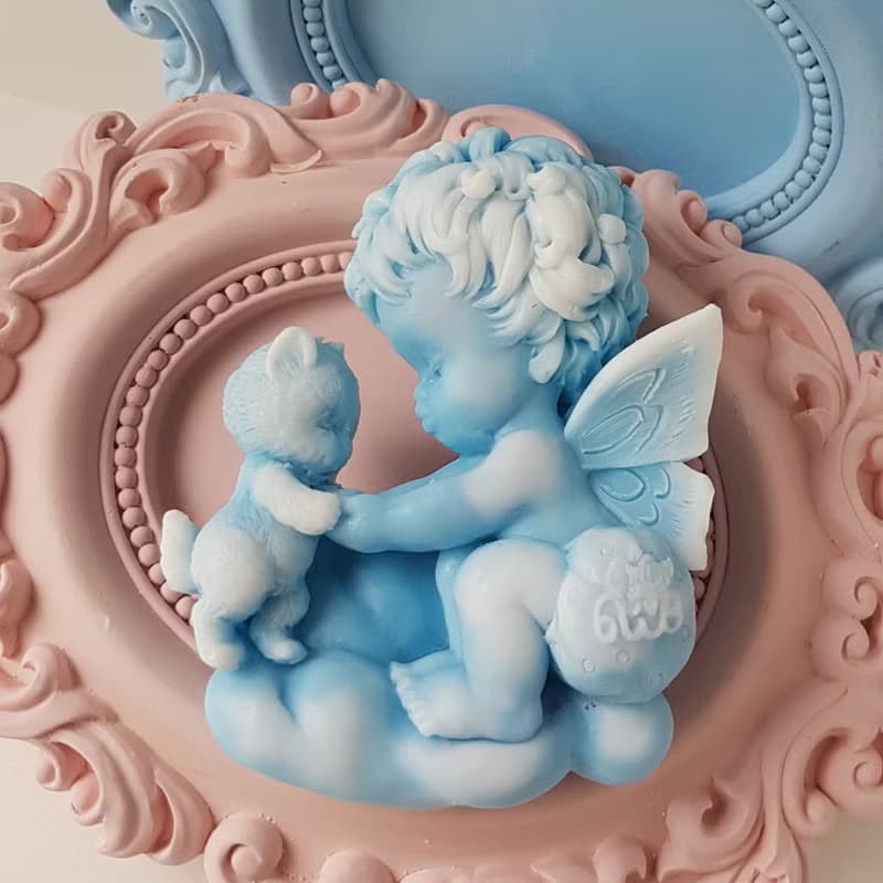 可愛花仙子 男孩與猫 香氛手工皂  Jo Malone 英國梨與小蒼蘭香味