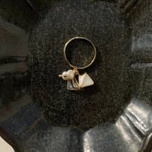 2021小行星戒指/可調整型 戒指 天然珍珠 樹脂 可愛 送禮 情人節