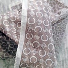 全新 未使用 CELINE 雙色C老花 手巾方巾 手帕 綁包帶圍巾絲巾