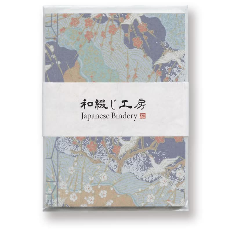 日本裝訂筆記本　手工製作　友禪日本紙　公平貿易紙