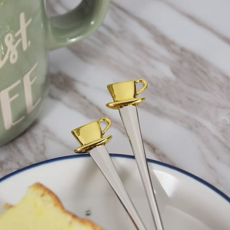 日本【SALUS 佐藤金屬】茶壺柄午茶餐具