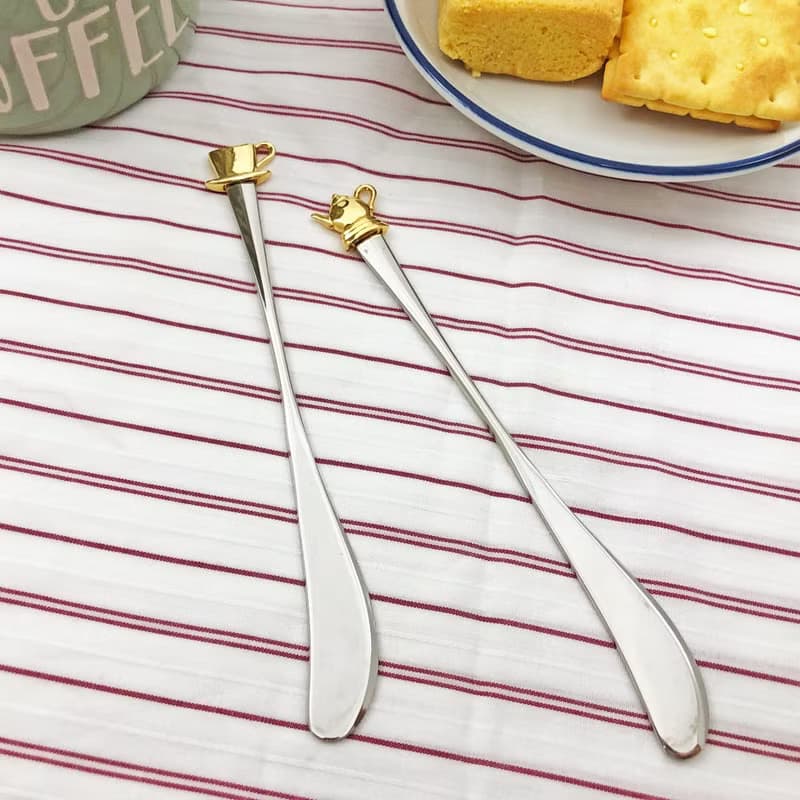 日本【SALUS 佐藤金屬】茶壺柄午茶餐具