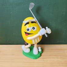 【北極二手雜貨】M&M's 巧克力 高爾夫球公仔
