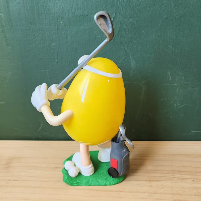 【北極二手雜貨】M&M's 巧克力 高爾夫球公仔