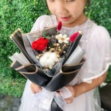 可急單 一束花的浪漫 索拉玫瑰花束 小花束 永生花花束