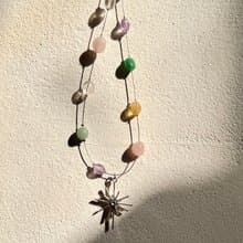 Necklace Leia • Boho Chic Beach Handmade Fashion Beach Jewelry Jade