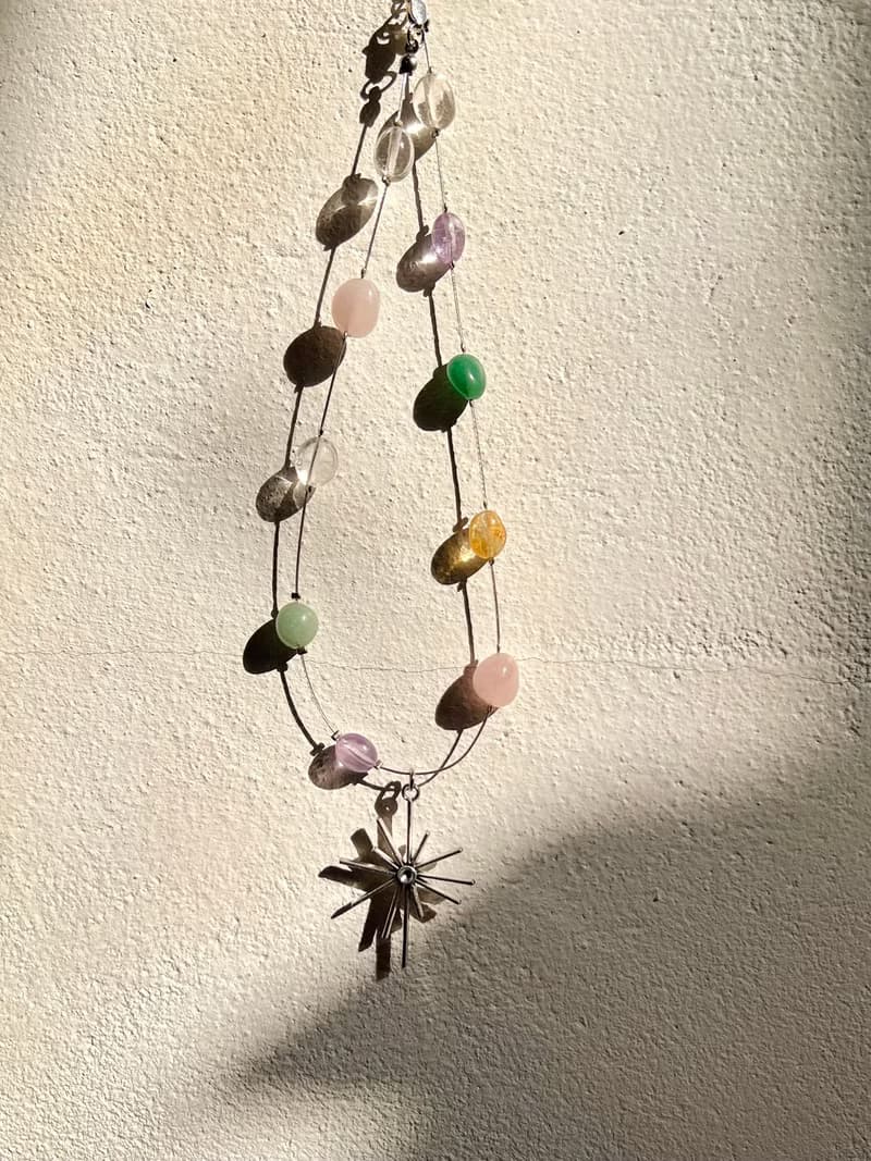 Necklace Leia • Boho Chic Beach Handmade Fashion Beach Jewelry Jade