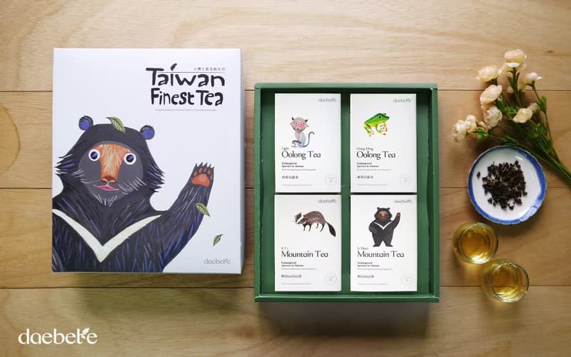 【daebete茶葉禮盒】寶島生態4入烏龍茶禮盒
