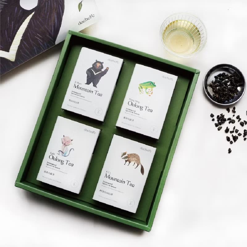 【daebete茶葉禮盒】寶島生態4入烏龍茶禮盒