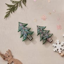 Christmas Tree, Mother-of-pearl Brooch