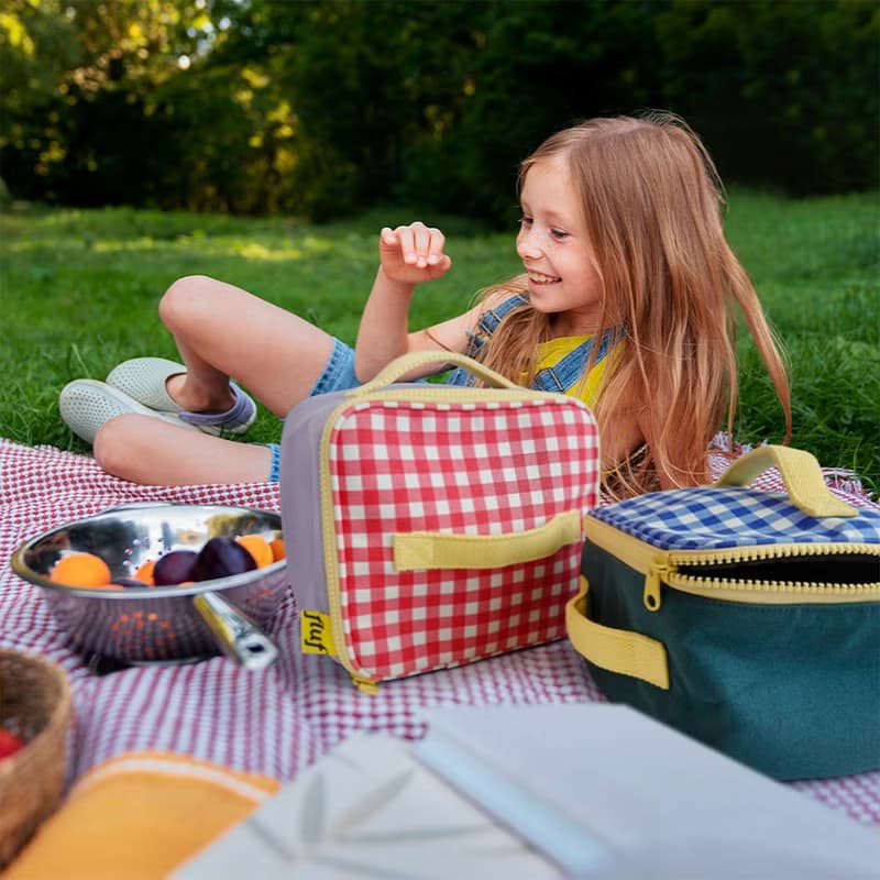 大方午餐包 野餐包 野餐袋 便當袋 手提包-加拿大Fluf有機棉