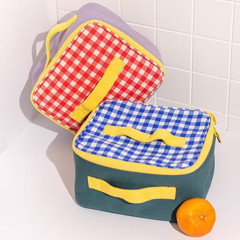 大方午餐包 野餐包 野餐袋 便當袋 手提包-加拿大Fluf有機棉