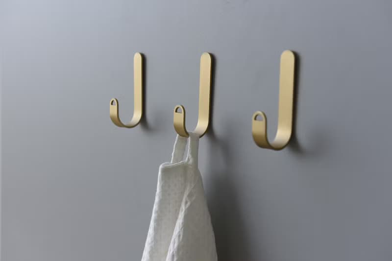 黃銅掛鉤  免打孔 玄關壁掛收納 墻面裝飾 多個裝