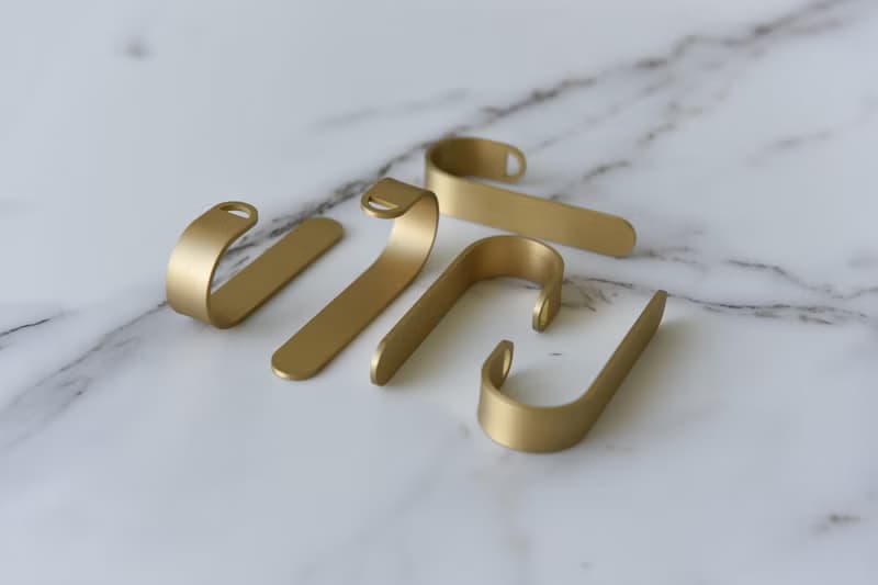 黃銅掛鉤  免打孔 玄關壁掛收納 墻面裝飾 多個裝