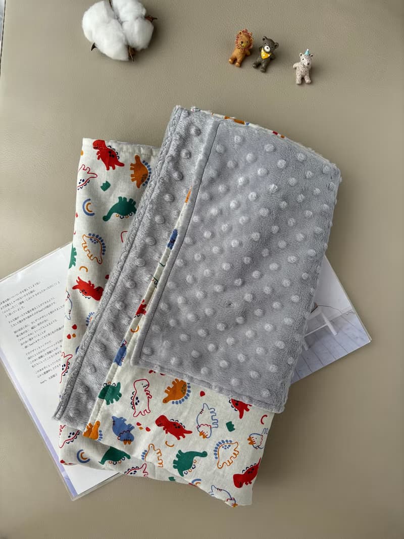 軟糖小恐龍  寶寶荳荳絨毯 嬰兒手作 新生兒禮