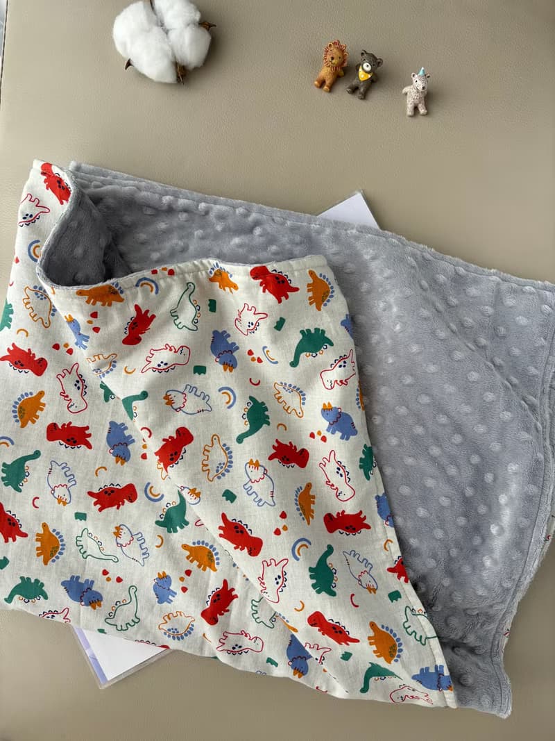 軟糖小恐龍  寶寶荳荳絨毯 嬰兒手作 新生兒禮
