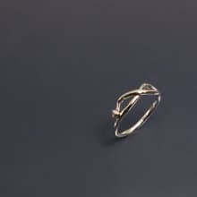 小品系列-小愛心無限925銀戒