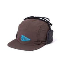 日本限定 POLER NYLON FLAP CAP 尼龍翻蓋遮耳帽 / 巧克力