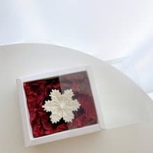 聖誕限定 雪花蠟燭