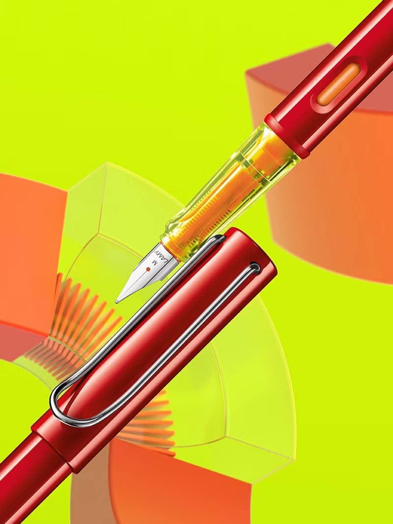 LAMY 全球限量 鋼筆+A5筆記本禮盒 / AL star系列 - 光澤紅