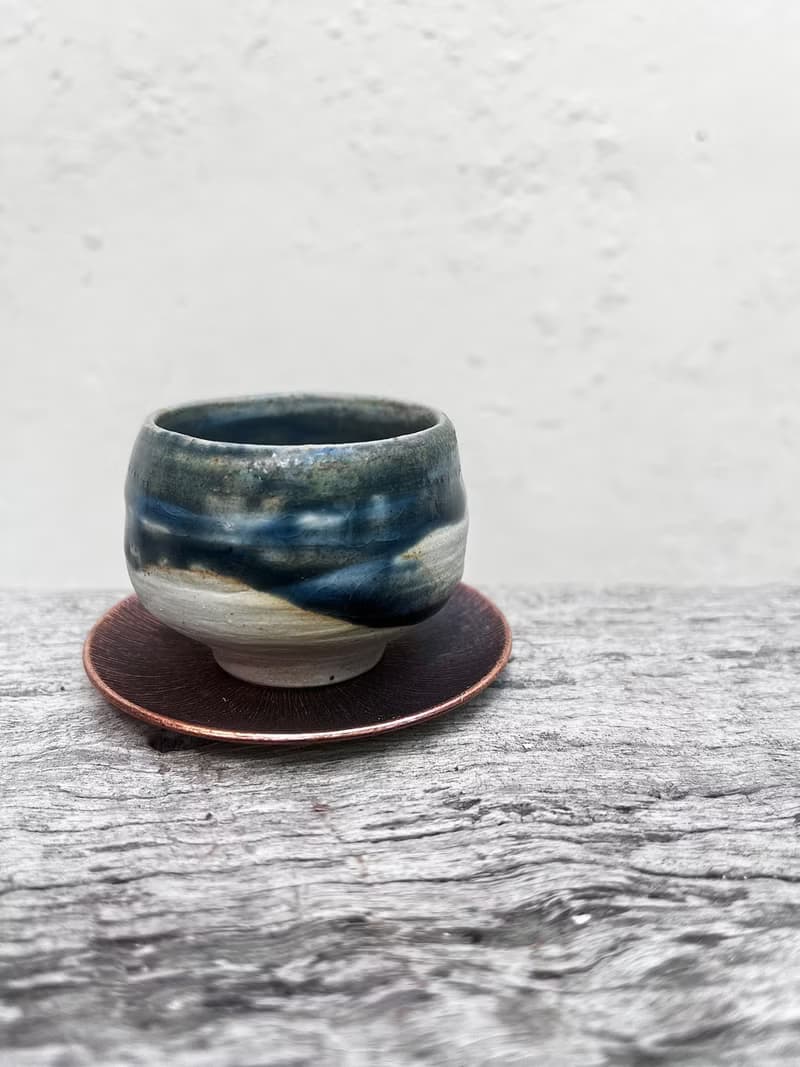 墨藍 茶杯 酒杯 兩入 | 陶器皿