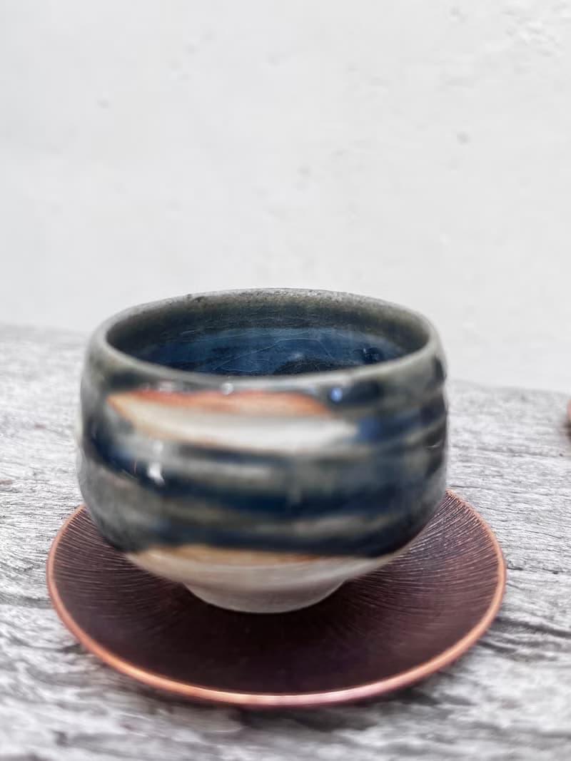 墨藍 茶杯 酒杯 兩入 | 陶器皿