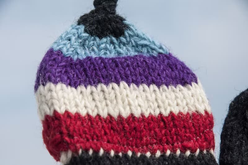 手工編織 保暖 觸控手套 防風手套  手織純羊毛針織手套/可拆卸手套/內刷毛手套/保暖手套 聖誕節禮物 生日-漸層星塵感