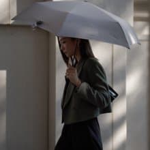 【曠野系列】輕量省力自動傘 晴雨兩用 防曬 防水 平穩灰