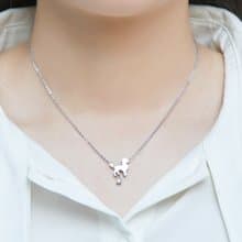 貴賓狗項鍊 - 狗狗背影系列-抗敏醫療鋼