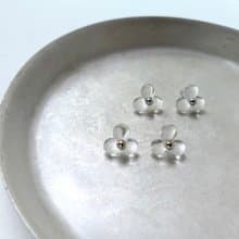 春季玻璃花系列耳環 耳針 耳夾