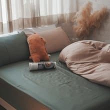 頂級絲滑-抹茶那提 薄床包兩用被組(100支) 100%天絲 台灣製