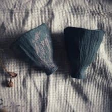 宴會盛放茶酒花杯・品茶杯・小酒杯・對杯  / 沼澤藍 /