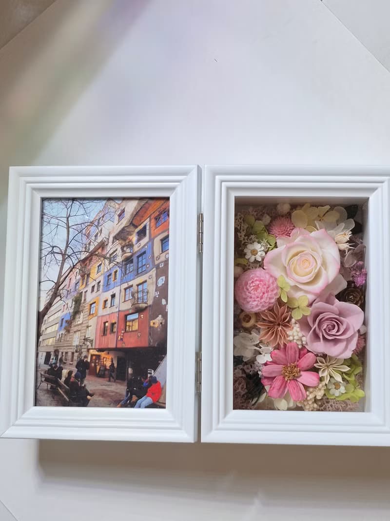 永生花相框 生日禮物 紀念禮物.情人節禮物.聖誕節禮物.交換禮物