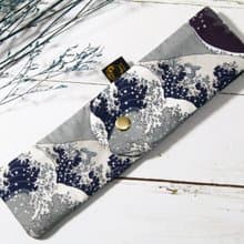 【Gi LAI】6.5*26Cm雙層筷袋-富士山在神奈川沖浪裡