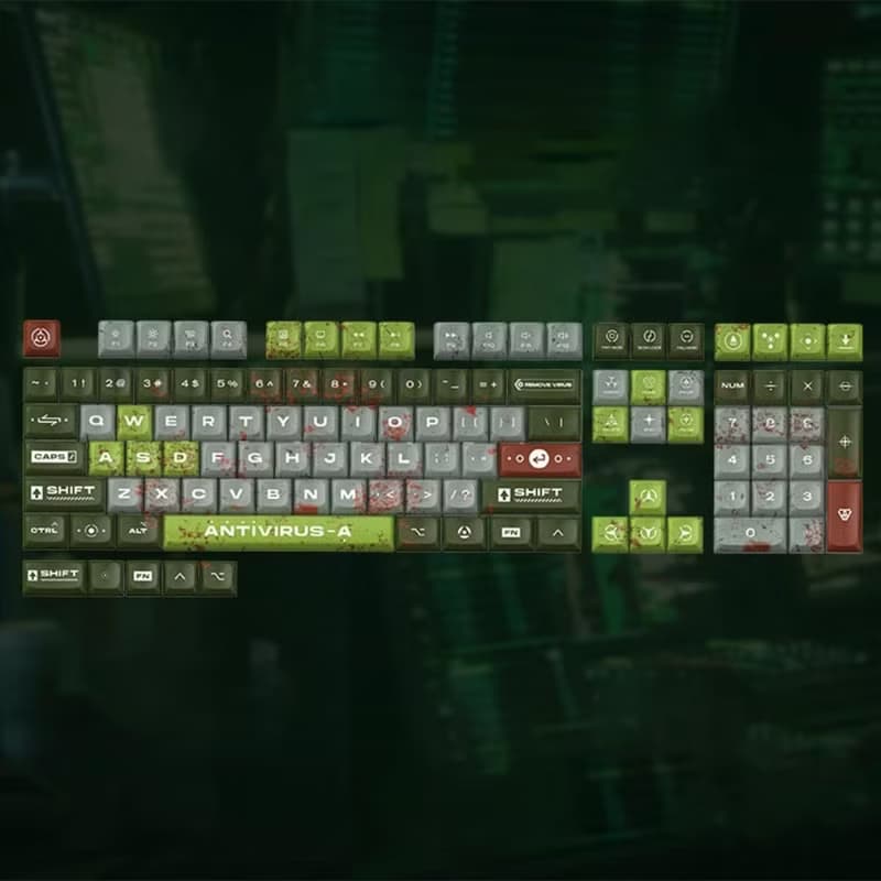 幽靈船主題 KDA PBT 5面熱升華 機械鍵盤鍵帽 113鍵