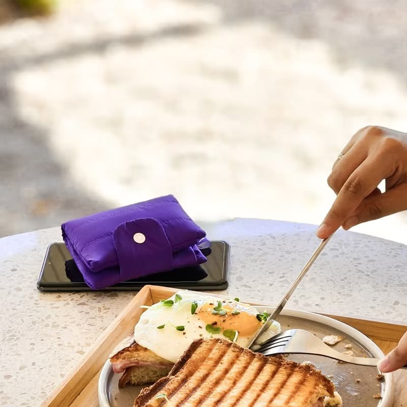 Bubble wallet - Purple