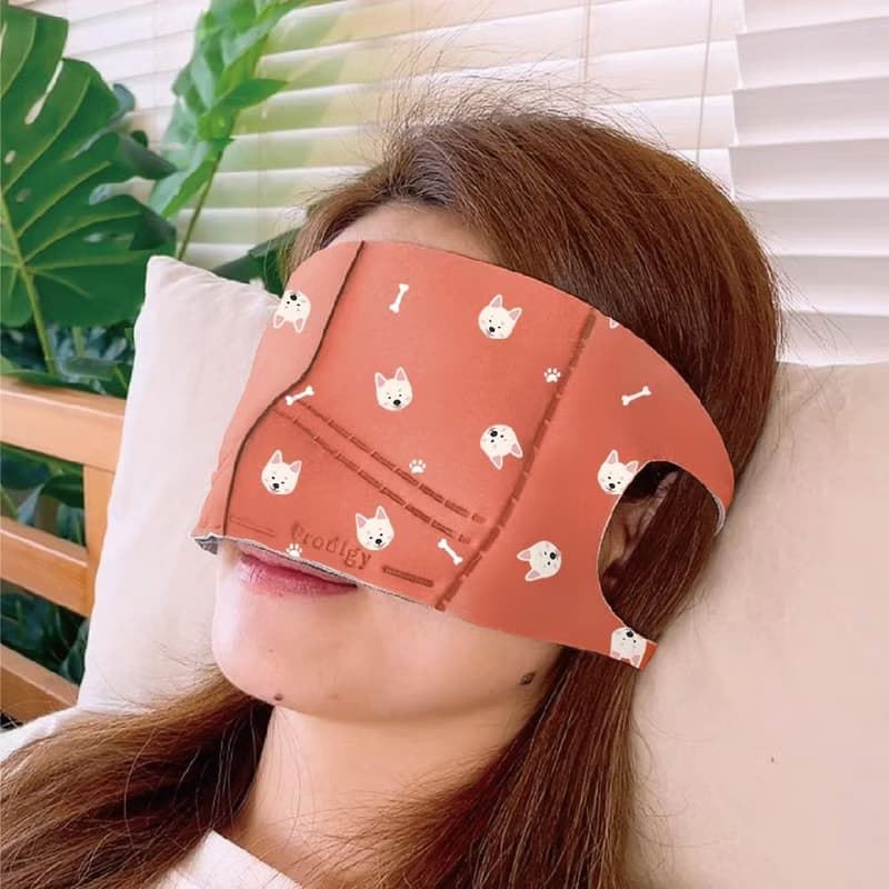 活力白柴─4合1石墨烯蒸氣舒眠眼鼻罩組 眼罩 送禮 情人節禮物