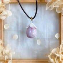 【擴香項鍊】香水精油項鍊-幻紫珠花|手作陶藝|香氛