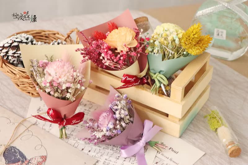 迷你乾燥花束 極度花燥 永生花 花禮