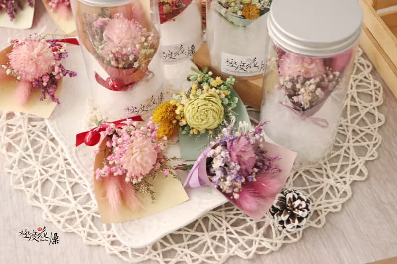 迷你乾燥花束 極度花燥 永生花 花禮