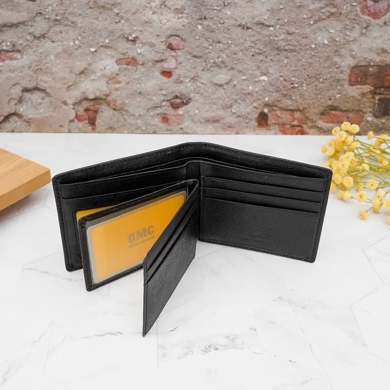 10卡3照-馬鬃紋-可拆左右翻活頁牛皮短夾28804(黑色)