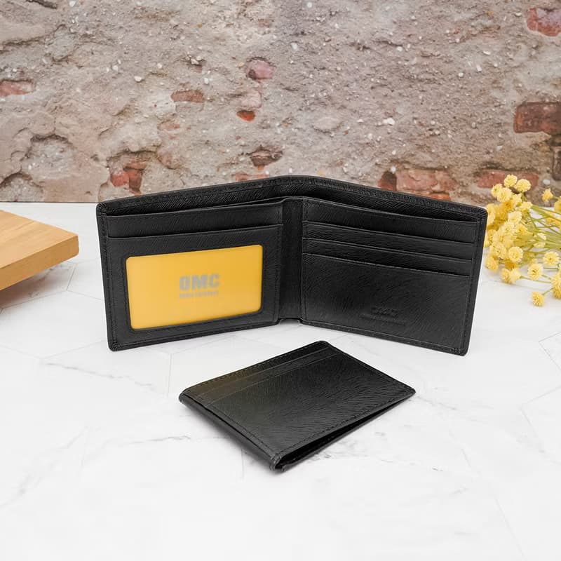 10卡3照-馬鬃紋-可拆左右翻活頁牛皮短夾28804(黑色)