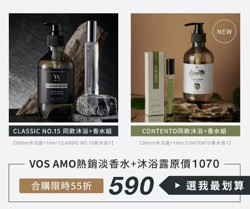 CLASSIC NO.15香氛沐浴露+同款熱銷淡香水