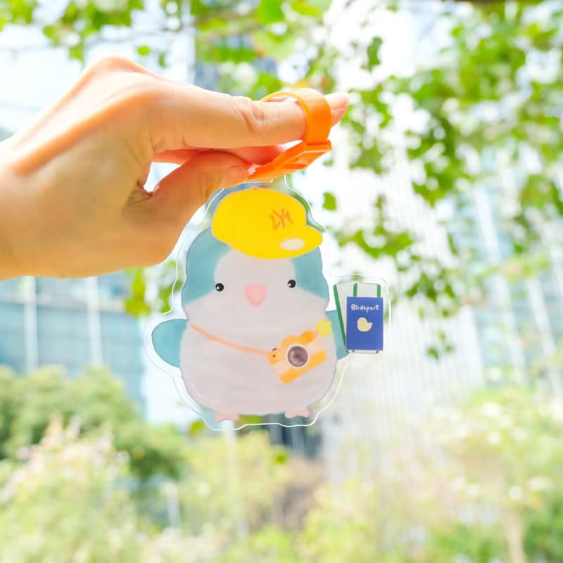 鳥寶飛飛行李牌 藍和尚/  和尚鸚鵡寶寶