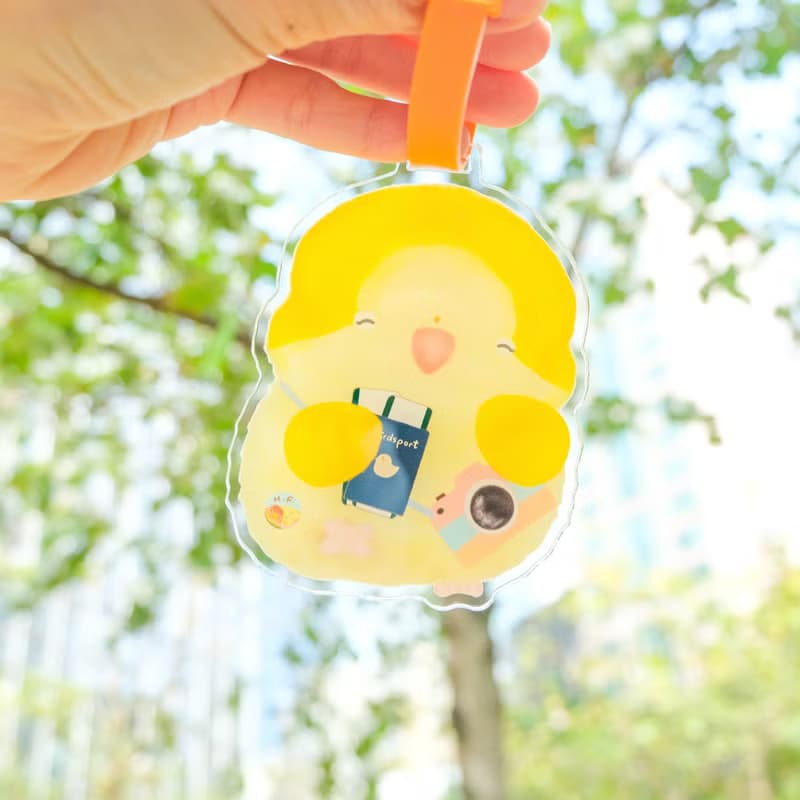 鳥寶飛飛行李牌 藍和尚/  和尚鸚鵡寶寶