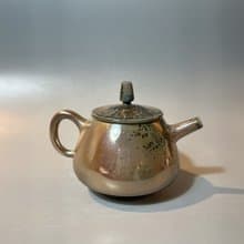 柴燒古樸金彩茶壺 / 古典茶壺 / 小平凡手作