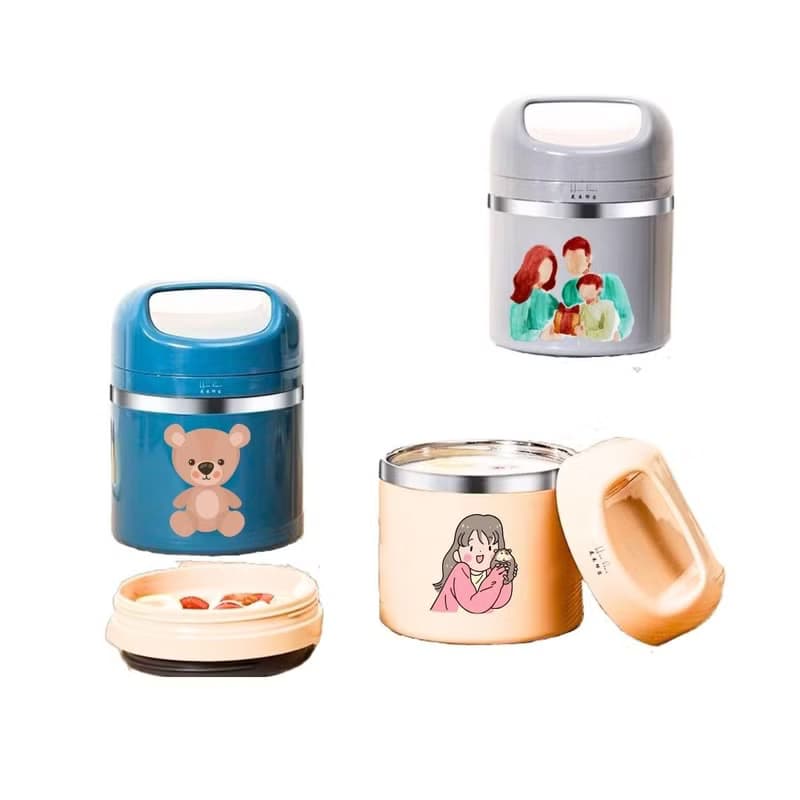 【花米邸家】保溫雙層湯杯 保溫盒 餐具便當盒 防燙保溫 禮品設計