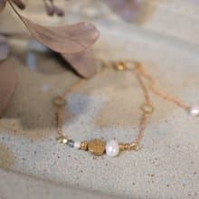 金屬珍珠個性手鍊